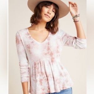 Anthropologie T.la babydoll shirt